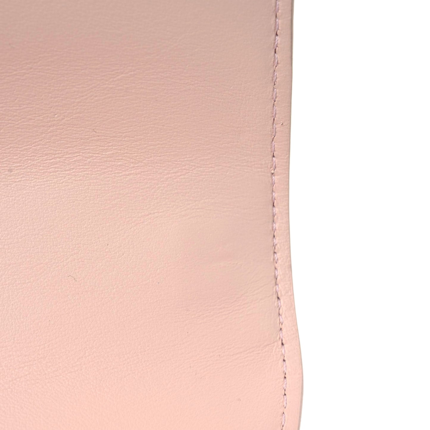 Iridescent Grained Calfskin Summer Splash Twist PM Pink