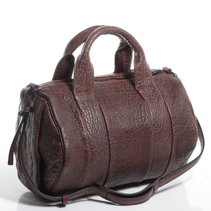 Alexander Wang Pebbled Lambskin Rocco Raisin 3 of 7