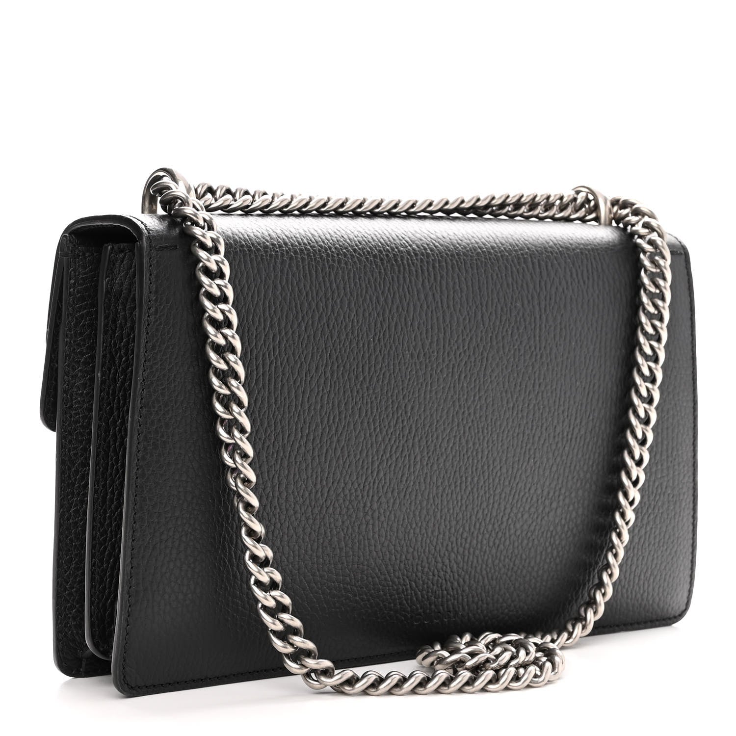 Gucci Pebbled Calfskin Small Dionysus Shoulder Bag Black 3 of 9