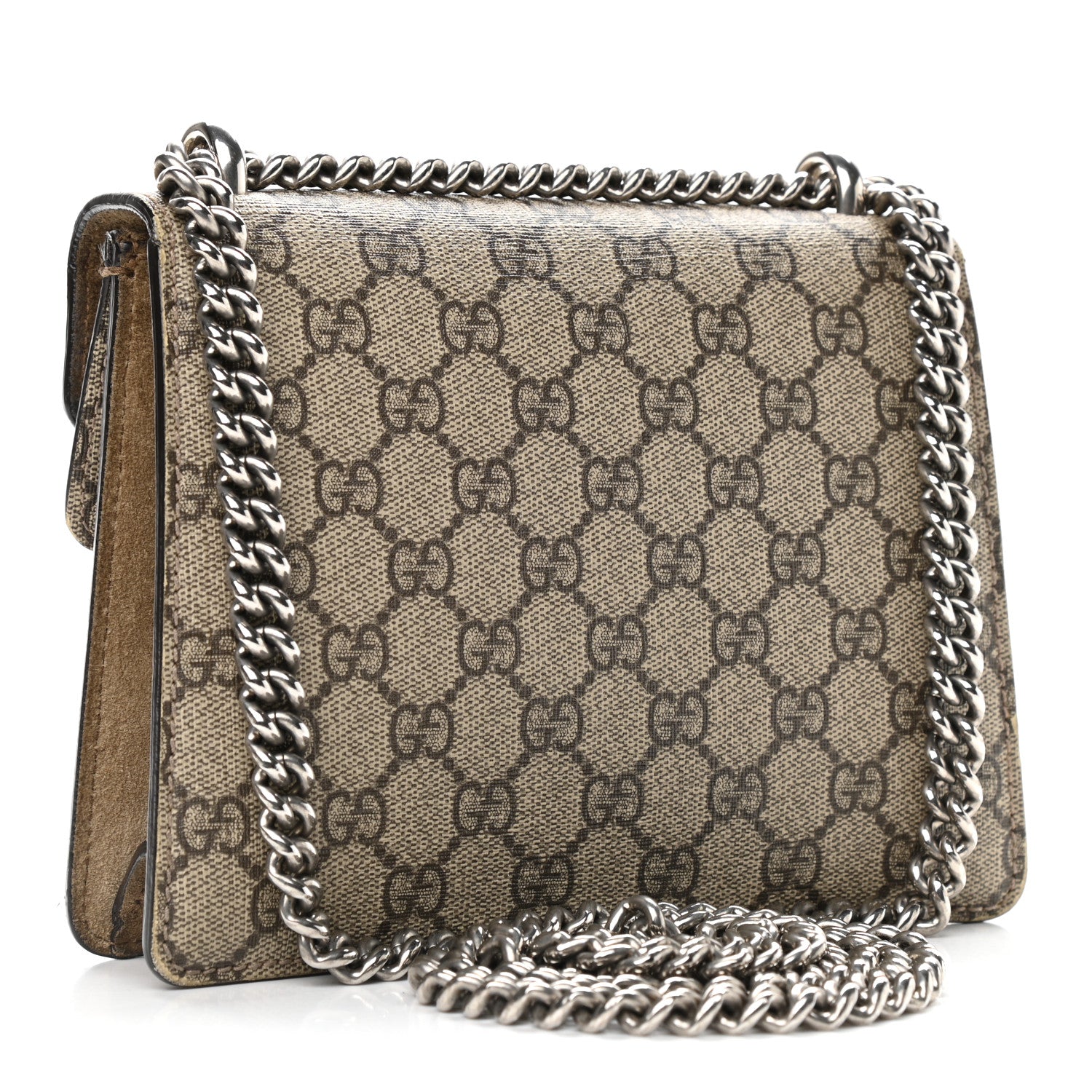 Gucci GG Supreme Monogram Mini Dionysus Shoulder Bag Taupe 3 of 20
