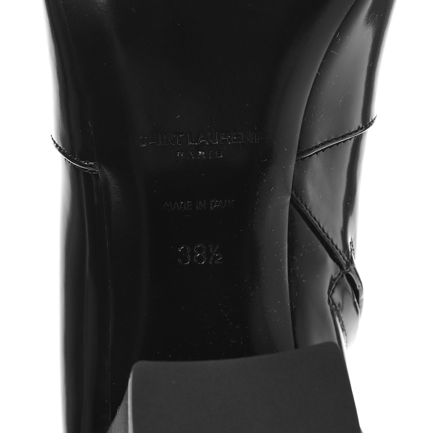 Vitello Marilyn Betty 70 Ankle Zip Boots 38.5 Black