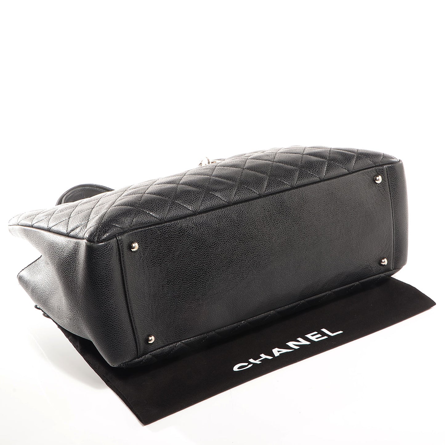 Caviar XL Grand Shopping Tote Black