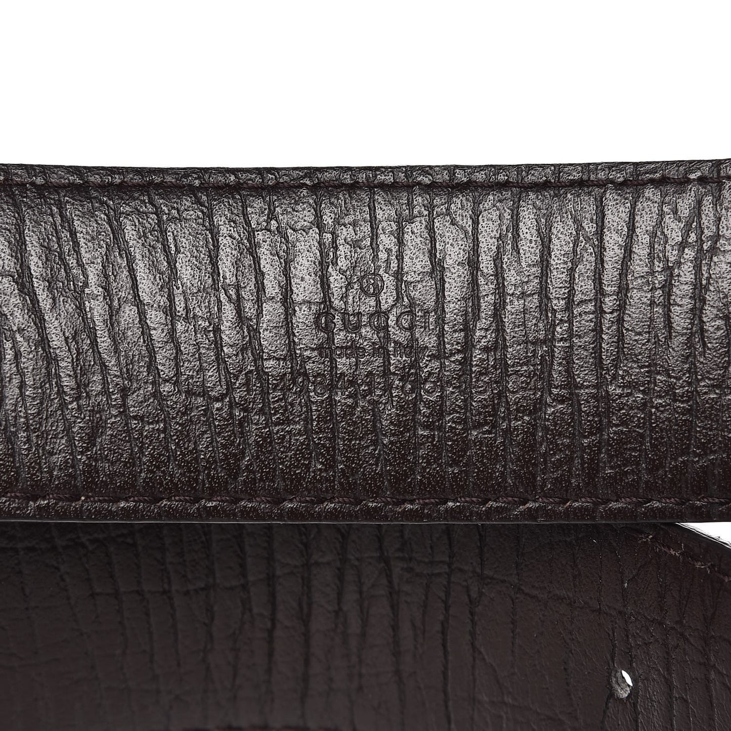 GG Plus Monogram Interlocking G Belt 85 34 Dark Brown