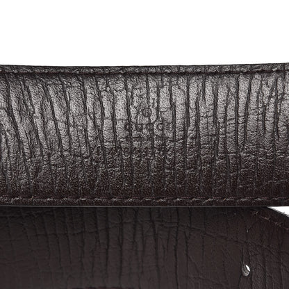Gucci GG Plus Monogram Interlocking G Belt 85 34 Dark Brown 5 of 5