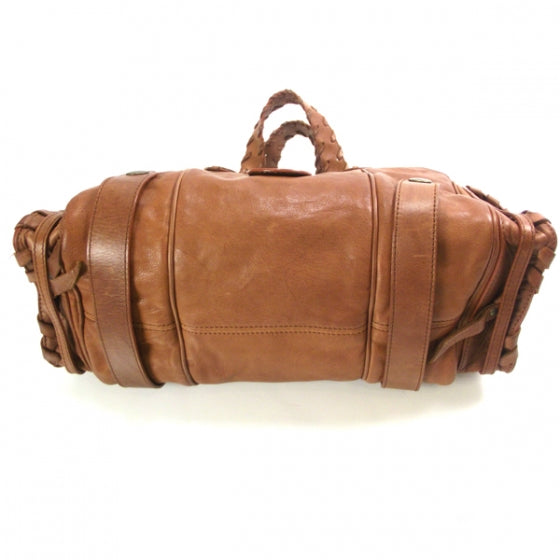 Calfskin Silverado Shoulder Bag Tan