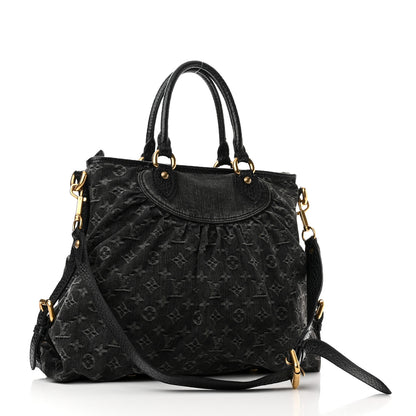 Louis Vuitton Denim Neo Cabby GM Black 3 of 17