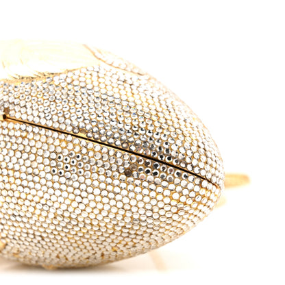 Judith Leiber Crystal Egg Minaudiere Clutch Gold 10 of 16