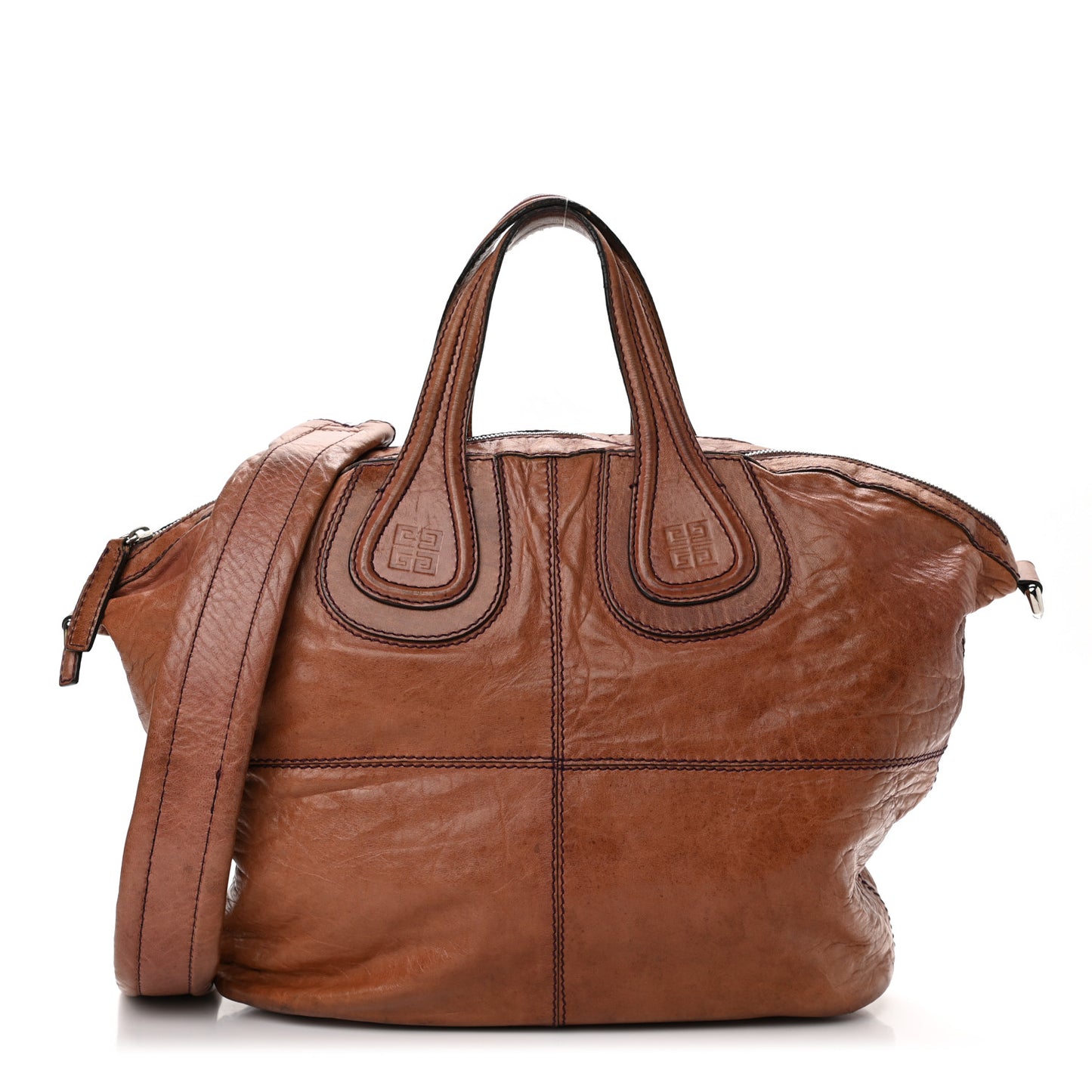 Wrinkled Lambskin Medium Nightingale Tan