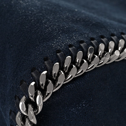 Stella McCartney Shaggy Deer Mini Falabella Fold Over Tote Navy 12 of 12