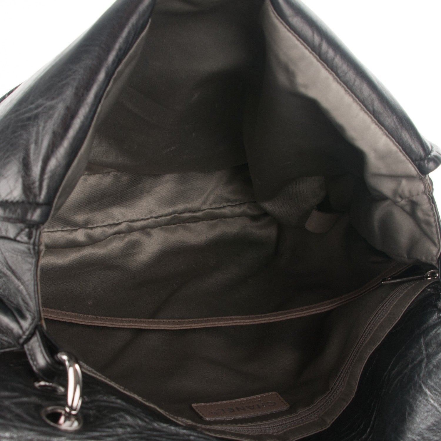 Chanel Lambskin Quilted Padded Envelope Flap Black 9 of 10