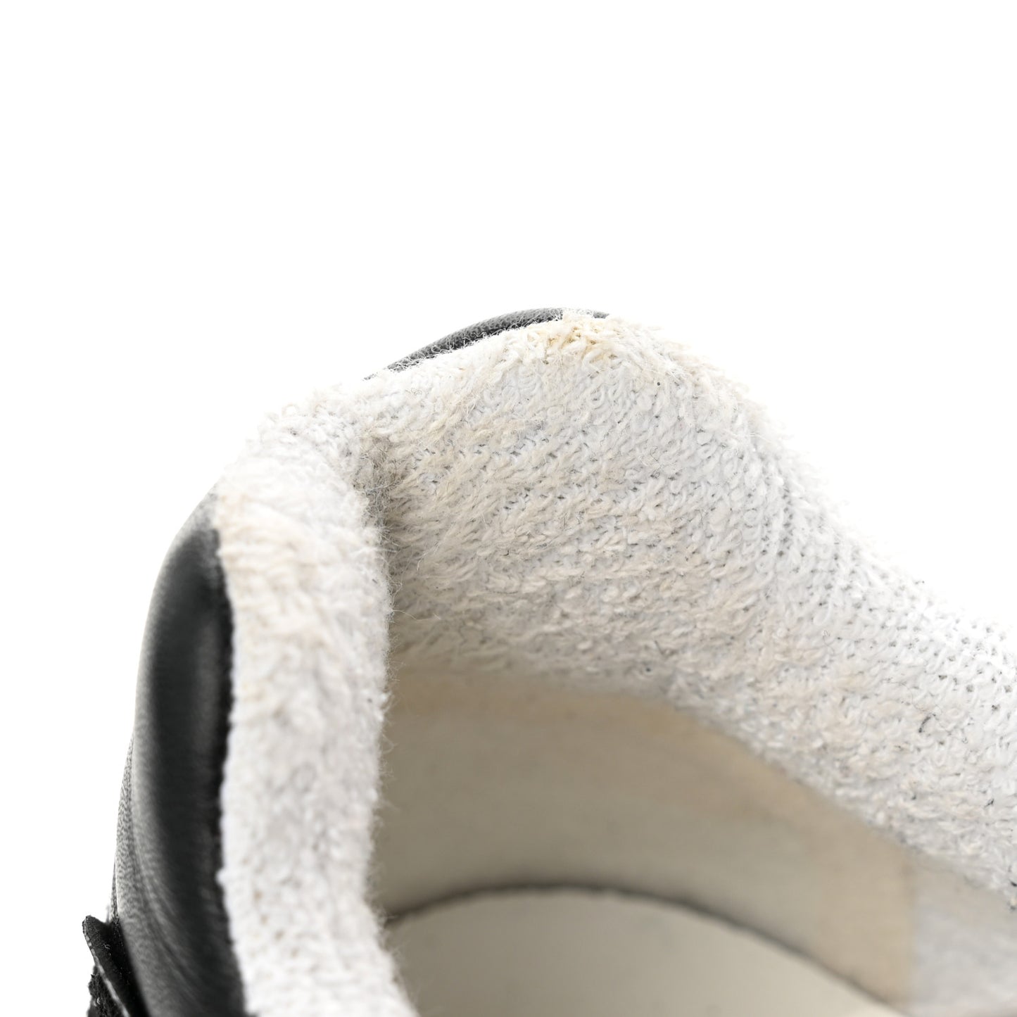 Suede Calfskin Quilted Sneakers 37 Black