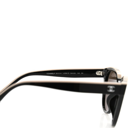 Chanel Acetate CC Butterfly Sunglasses 5414-A Black 7 of 7