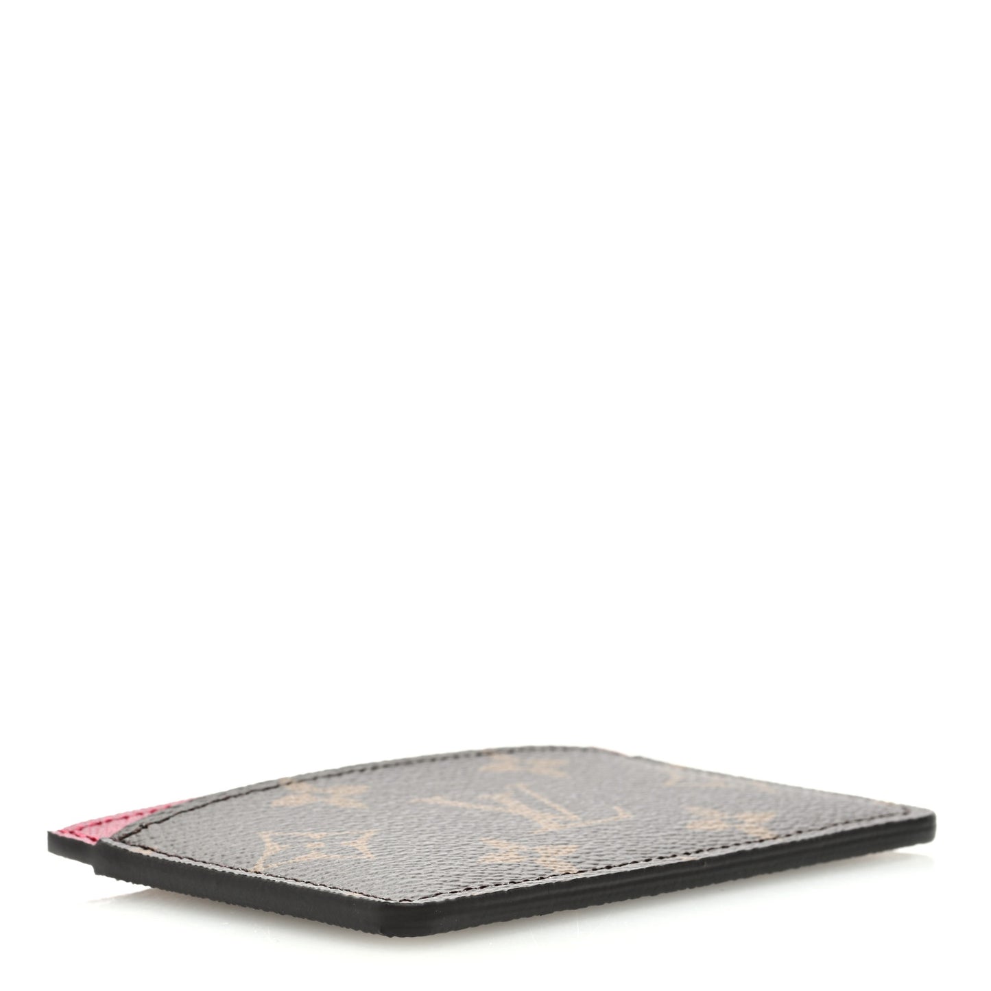 Monogram Card Holder Fuchsia