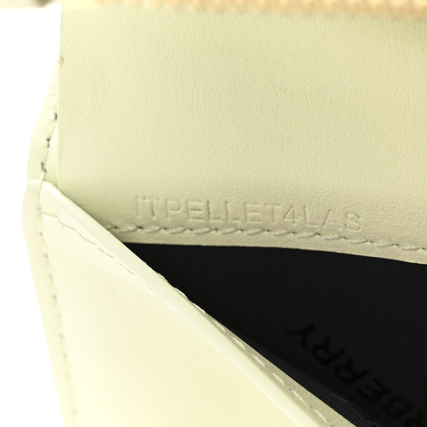 Lambskin Quilted Small Lola Folding Wallet Pistachio