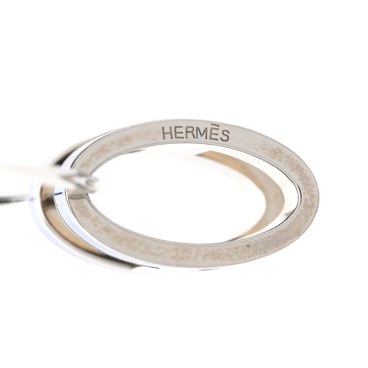 Hermes Lacquered Palladium Pop H Necklace Royal Blue 6 of 7