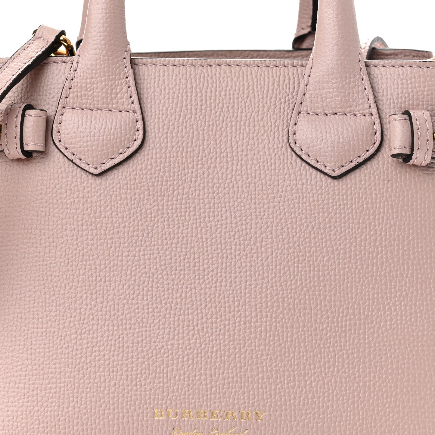 Grainy Calfskin House Check Baby Banner Tote Pale Orchid