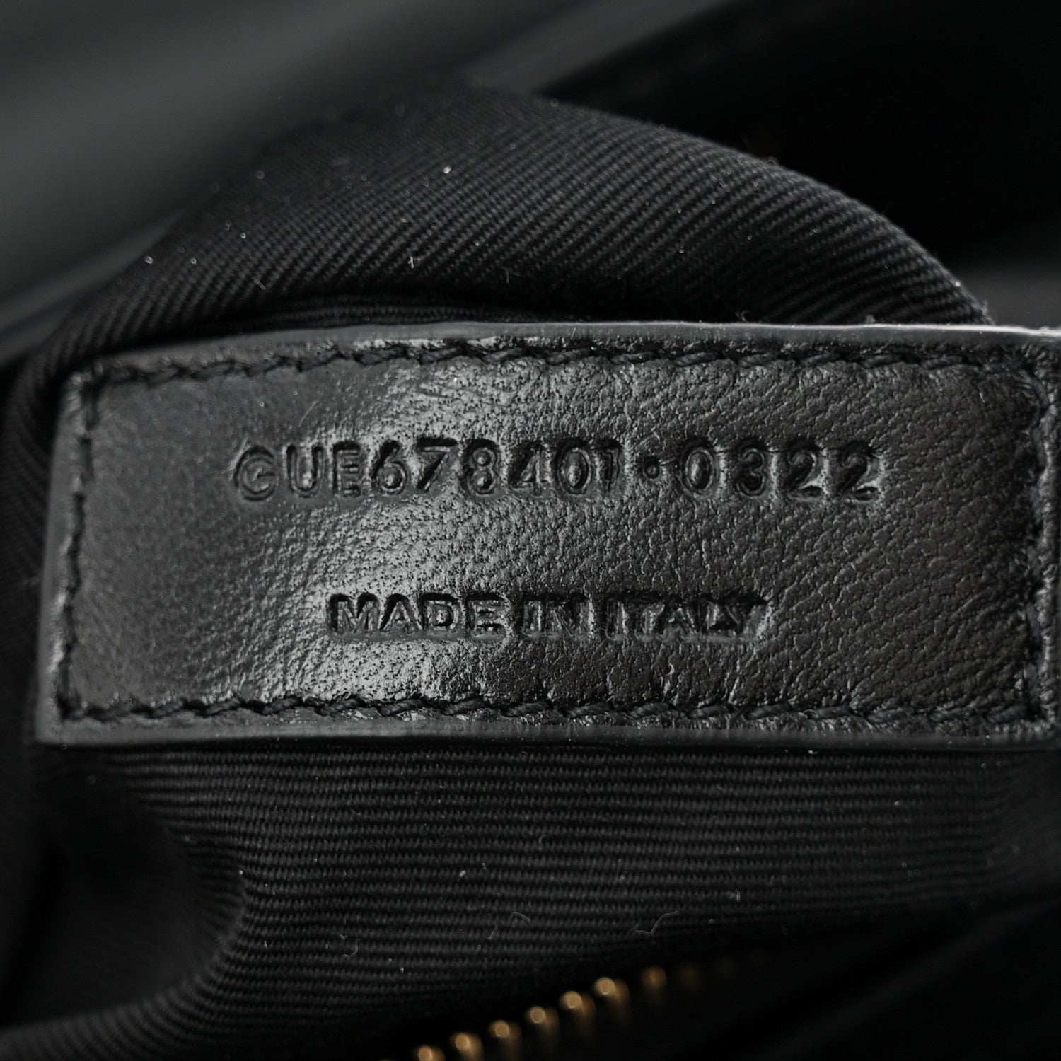 Saint Laurent Calfskin Y Quilted Monogram Toy Loulou Crossbody Bag Black 7 of 11