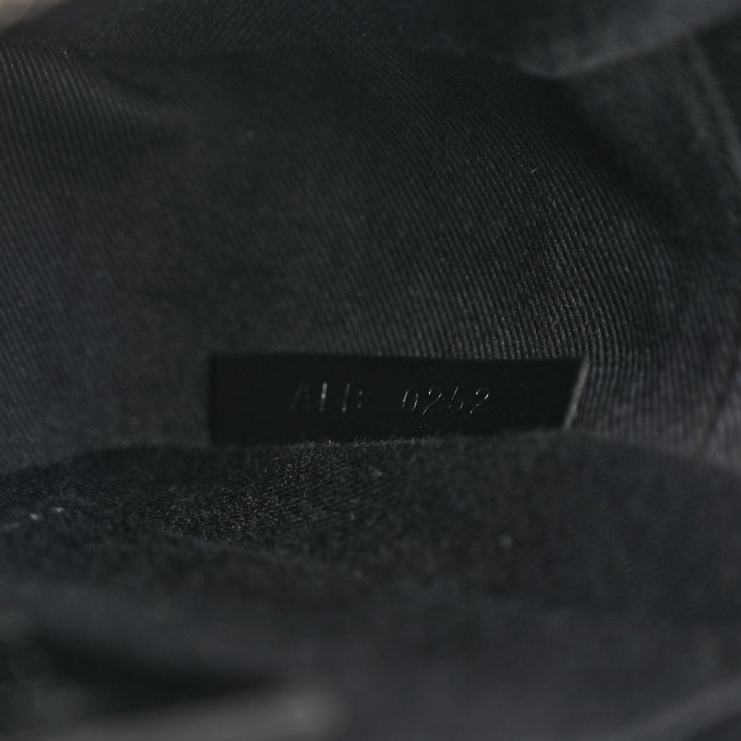 Coated Canvas Logo Embossed G Essentials Camera Bag Black
