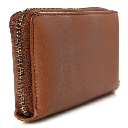 Gucci Pebbled Calfskin Soho Zip Around Wallet Dusty Blush 3 of 8