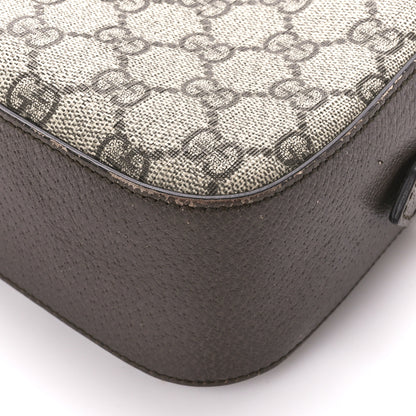Gucci GG Supreme Monogram Web Neo Vintage Shoulder Bag Beige New Acero Crop 11 of 12