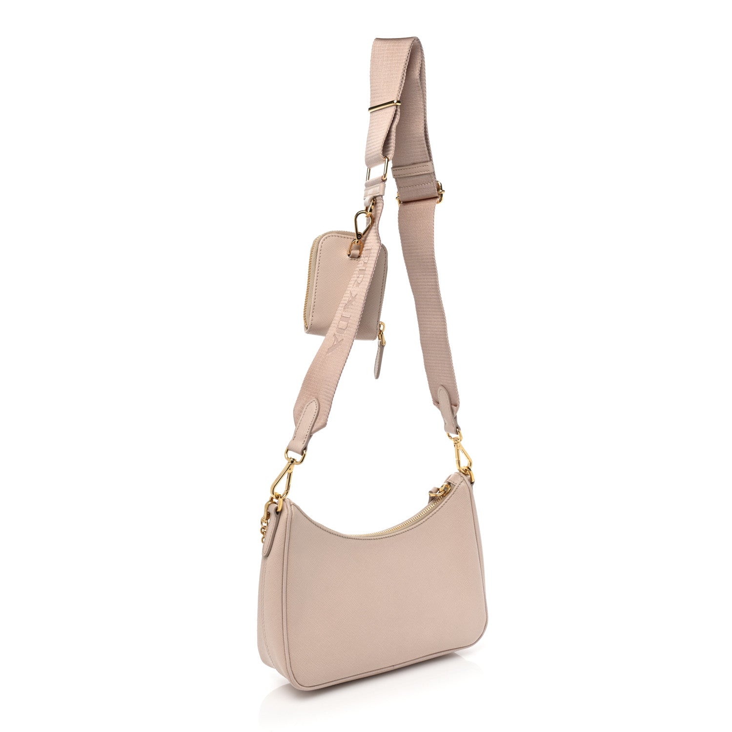 Prada Saffiano Re-Edition 2005 Shoulder Bag Ninfea 3 of 14