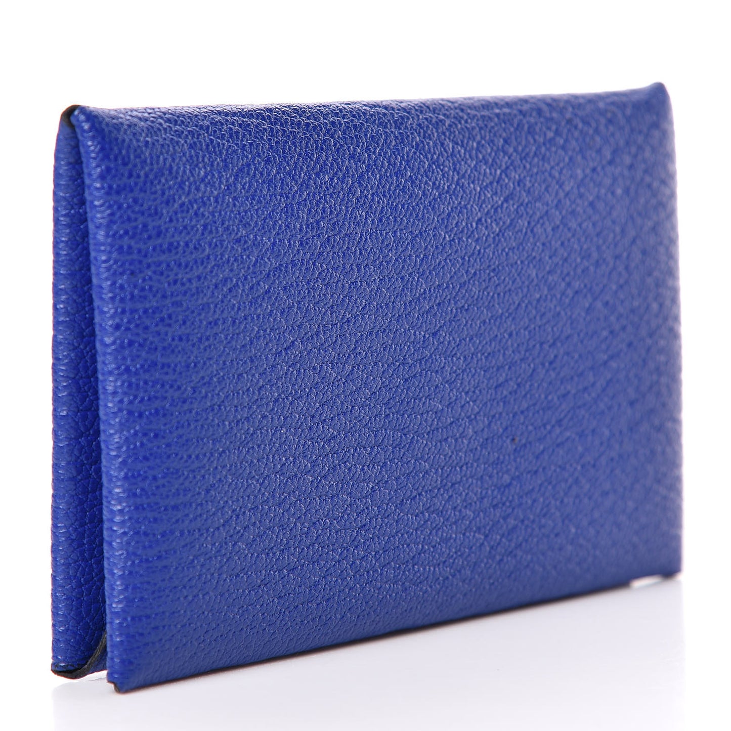 Chevre Mysore Calvi Card Case Bleu Electrique