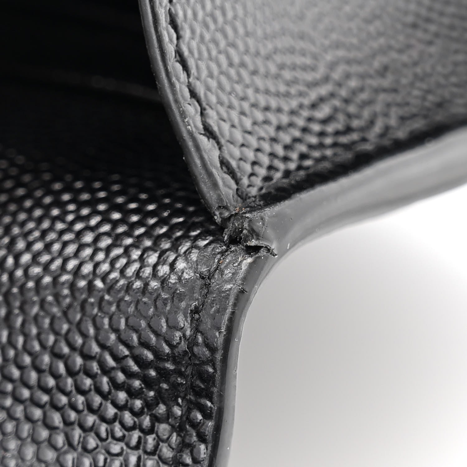 Saint Laurent Grain De Poudre Classic Monogram Kate Tassel Chain Wallet Black 11 of 14