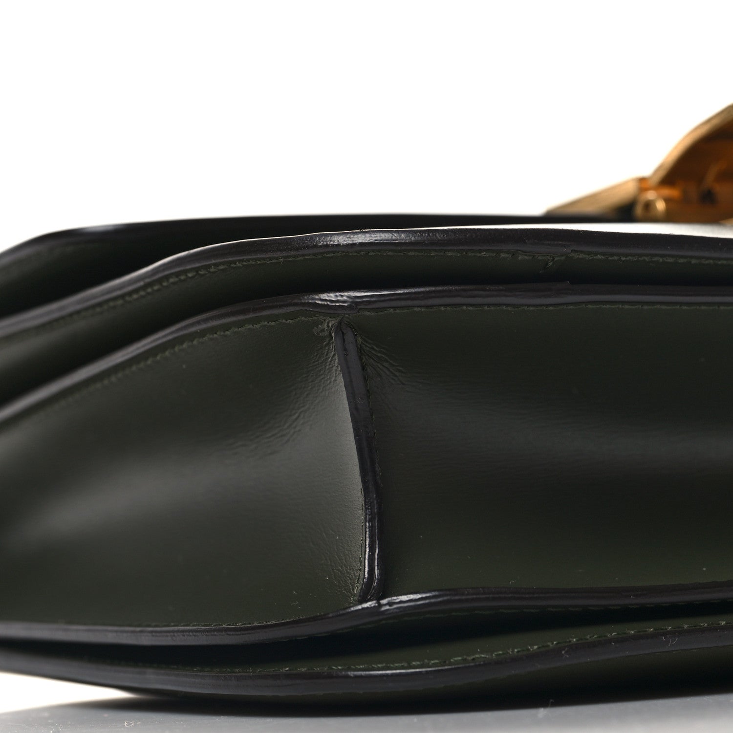 Celine Box Calfskin Classic Box Medium Flap Bag Green 10 of 13