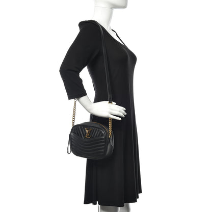 Louis Vuitton Calfskin New Wave Camera Bag Black 2 of 10