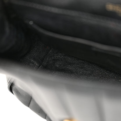 Saint Laurent Lambskin Matelasse Monogram Medium Vicky Chain Bag Black 12 of 17