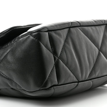 Chanel Lambskin Quilted Large Chanel 19 Flap Black 9 of 11