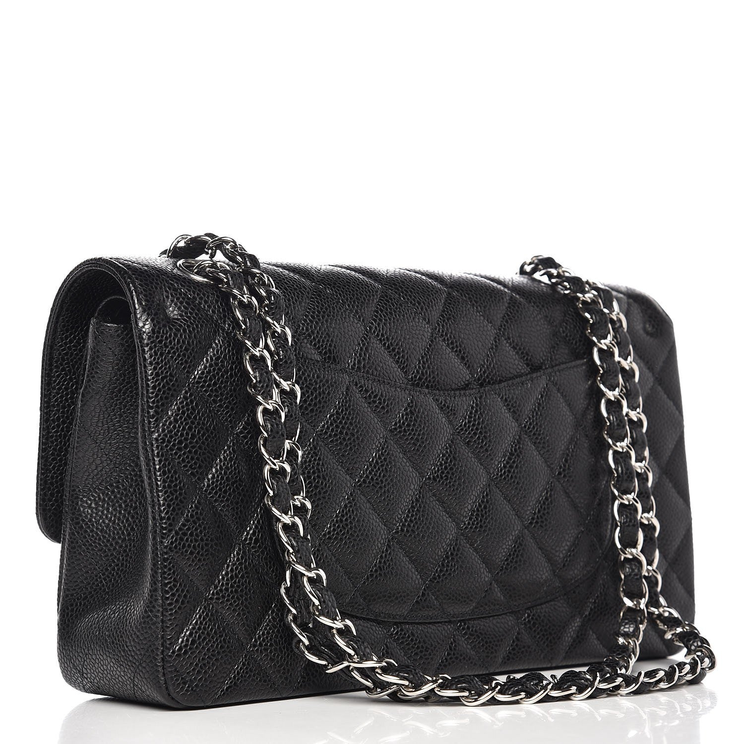Chanel Caviar Quilted Medium Double Flap Black 4 of 9