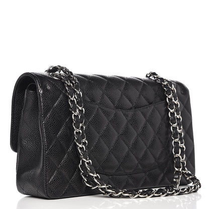 Chanel Caviar Quilted Medium Double Flap Black 4 of 9