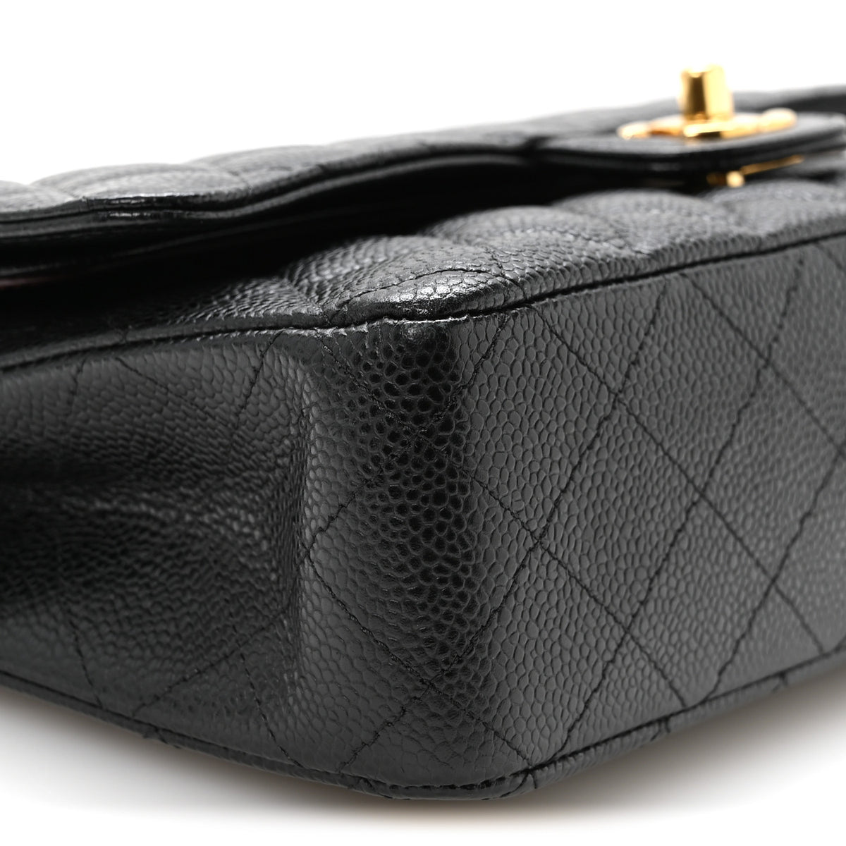 Chanel Caviar Quilted Medium Double Flap Black 9 of 11