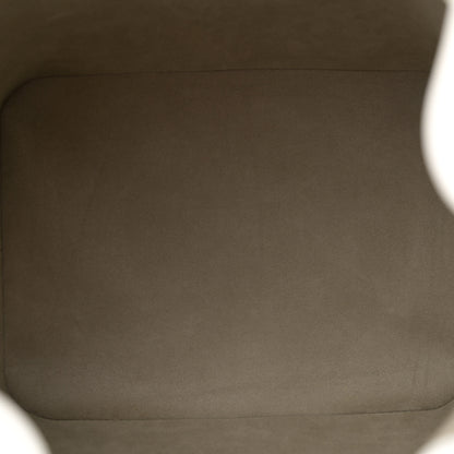 Louis Vuitton Calfskin Monogram Cutout Petit Noe White 5 of 11