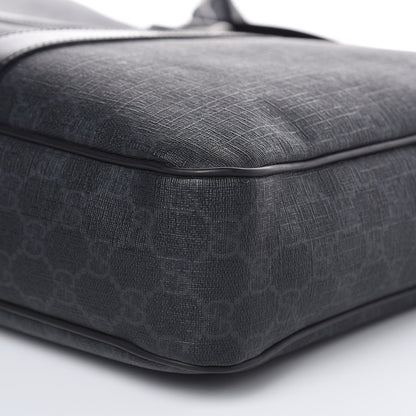 Gucci GG Supreme Monogram Briefcase Black Grey 6 of 15