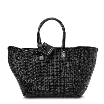 Balenciaga Faux Calfskin XL Bistro Basket Black 1 of 9