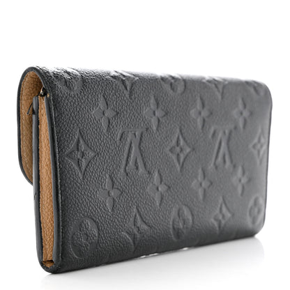 Louis Vuitton Empreinte Emilie Wallet Black Dune 3 of 12