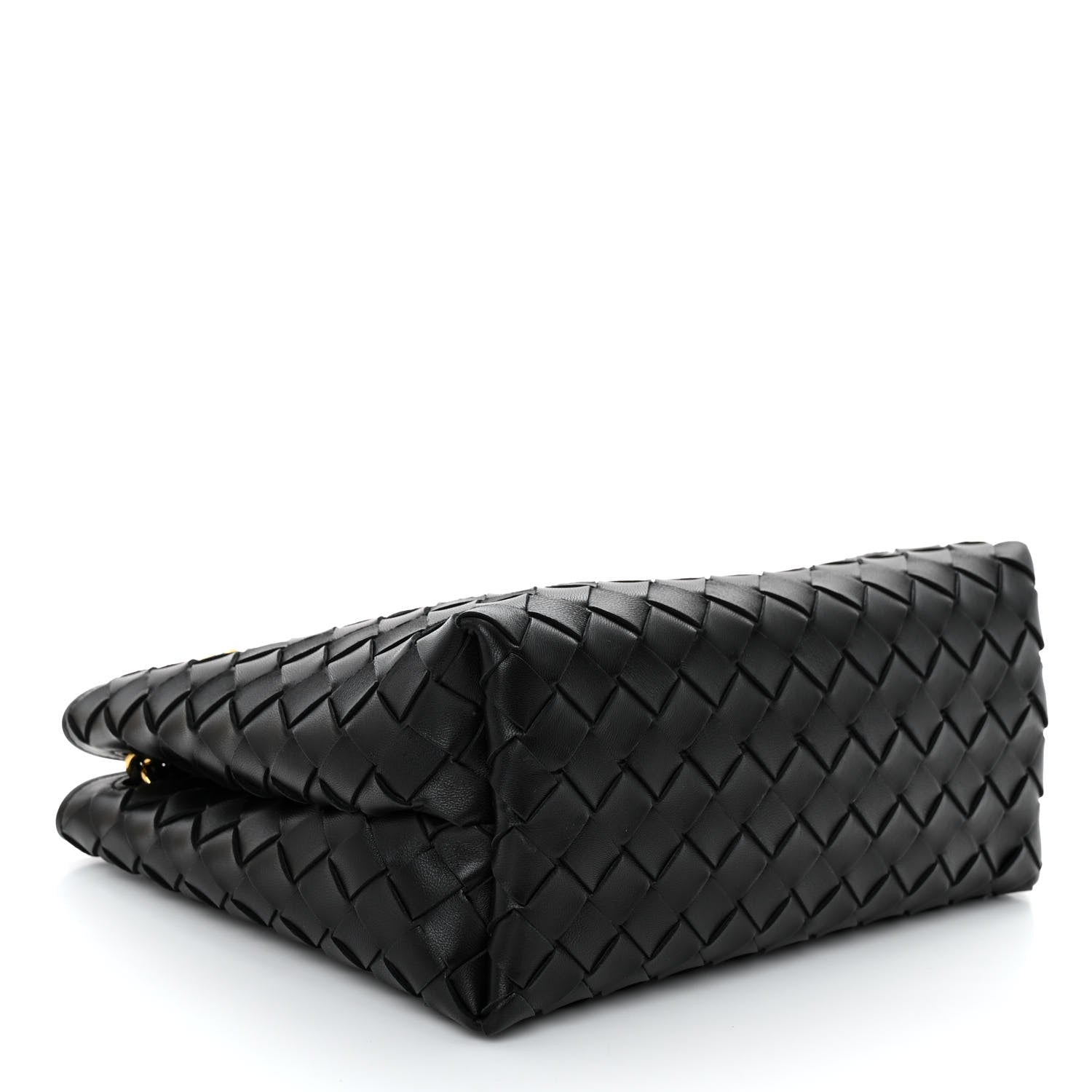 Bottega Veneta Nappa Intrecciato Small Andiamo With Chain Shoulder Bag Black 4 of 10