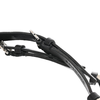 Gucci Calfskin Feline Head Double Strap Choker Black 5 of 5