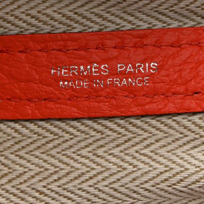 Hermes Negonda Garden Party TPM 30 Orange Poppy 6 of 10