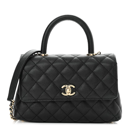 Chanel Caviar Quilted Mini Coco Handle Flap Black 1 of 11