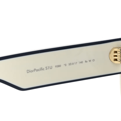 Christian Dior Diorpacific S1U Square Sunglasses White Blue 7 of 8