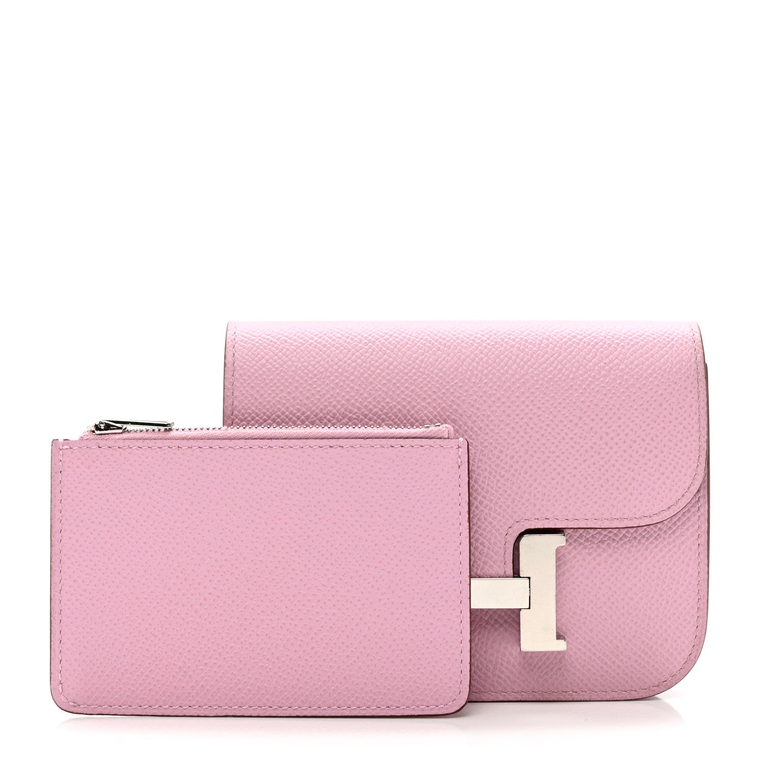 Hermes Epsom Constance Slim Wallet Mauve Sylvestre 2 of 7