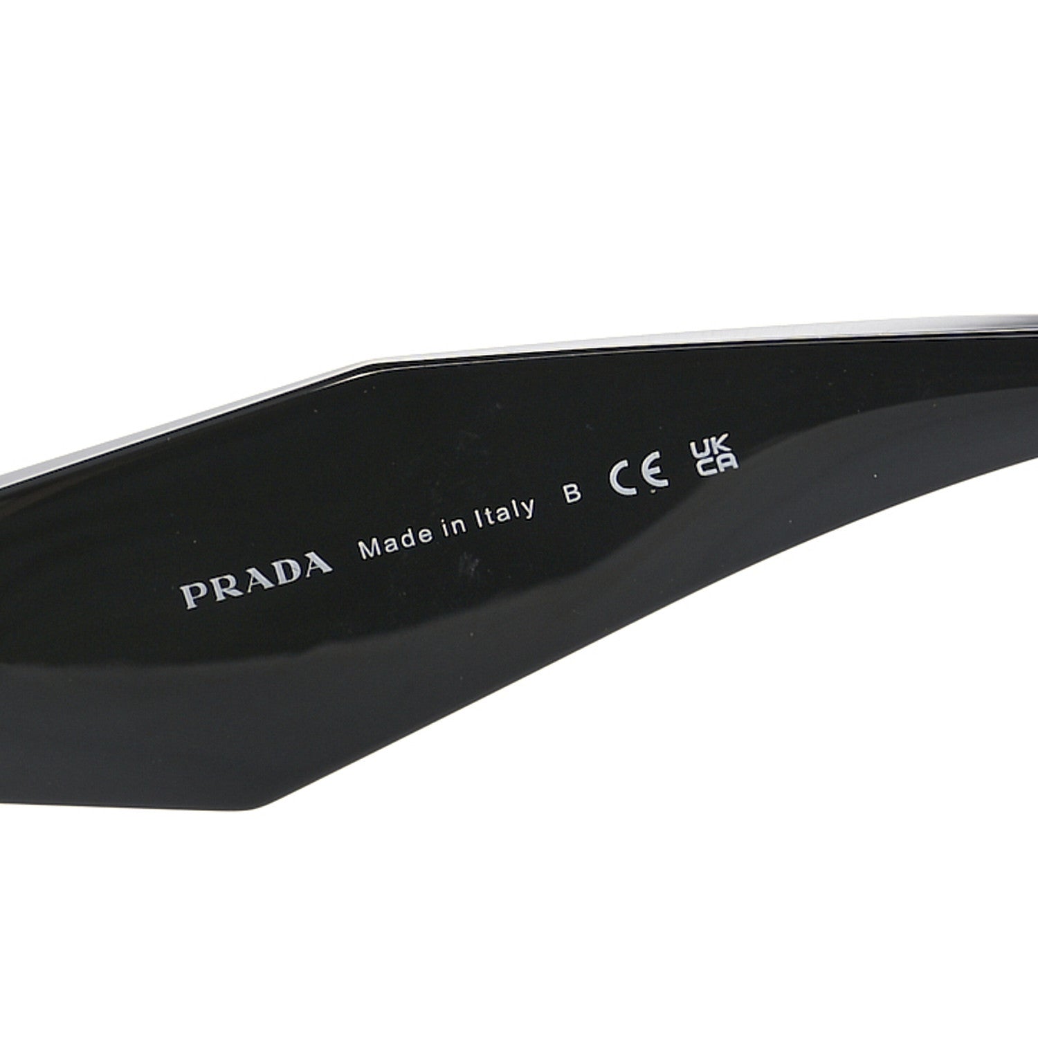 Prada Acetate Symbole Sunglasses SPR 17W Black 5 of 7