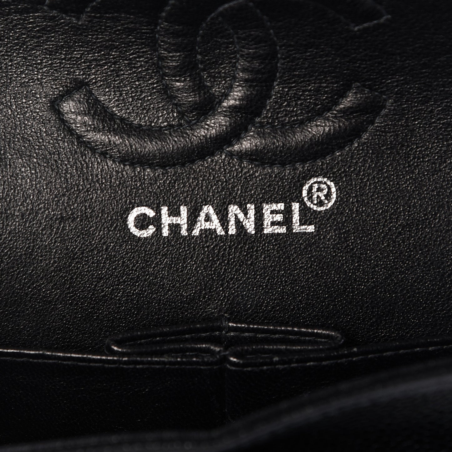 Caviar Quilted Small Double Flap Black