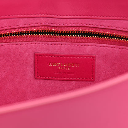 Saint Laurent Smooth Calfskin Le 5 A 7 Hobo Bubblegum 6 of 10