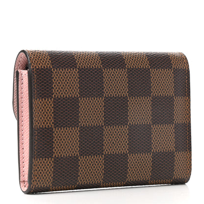 Louis Vuitton Damier Ebene Rosalie Coin Purse Rose Ballerine 3 of 7