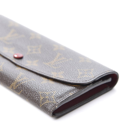 Louis Vuitton Monogram Emilie Wallet Fuchsia 6 of 8