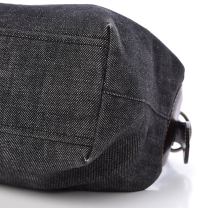 Prada Denim Shoulder Bag Blue 9 of 9